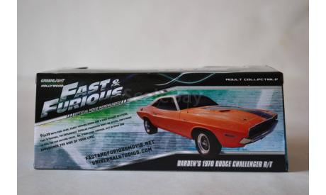 Dodge Challenger RT 1970 DARDEN S, масштабная модель, Greenlight Collectibles, scale43