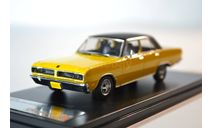 Dodge Dark Gran Sedan 1976 Yellow_Black roof, масштабная модель, Premium X, 1:43, 1/43