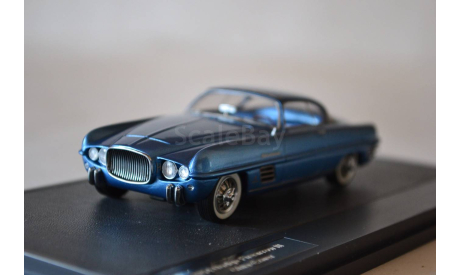 DODGE Firearrow III Concept Ghia Exner 1954 Metallic Blue, масштабная модель, Matrix, scale43