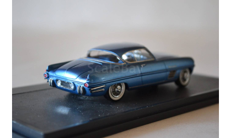 DODGE Firearrow III Concept Ghia Exner 1954 Metallic Blue, масштабная модель, Matrix, scale43