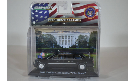 Cadillac Limousine 2009 The Beast  президента США Обама (Лимузины президентов), масштабная модель, Greenlight Collectibles, 1:43, 1/43