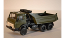 камаз 55111-02, 2 запаски, хаки, масштабная модель, 1:43, 1/43, Элекон