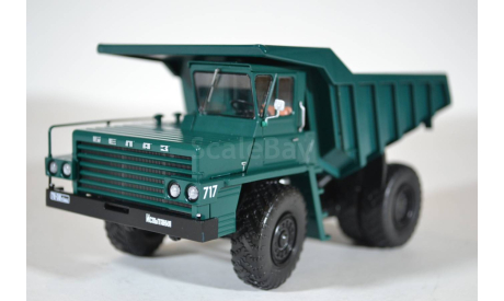 БЕЛАЗ-540 опытный (зеленый), масштабная модель, 1:43, 1/43