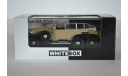 Mercedes-Benz G4 (W31) 1938 кремовый с черным, масштабная модель, WhiteBox, 1:43, 1/43