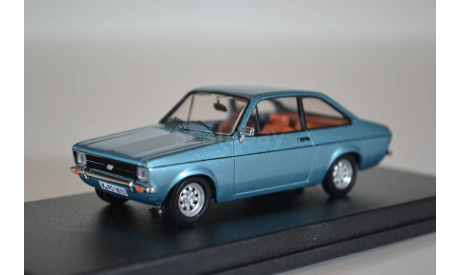 FORD Escort MK2 1975 голубой мет, масштабная модель, WhiteBox, scale43