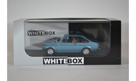 FORD Escort MK2 1975 голубой мет, масштабная модель, WhiteBox, scale43