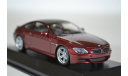 BMW M6 Coupe E63, 2006, бордовый, масштабная модель, Minichamps, 1:43, 1/43