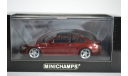 BMW M6 Coupe E63, 2006, бордовый, масштабная модель, Minichamps, 1:43, 1/43