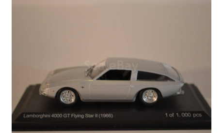 Lamborghini 4000 GT Flying Star 11 (1966), масштабная модель, 1:43, 1/43, WhiteBox