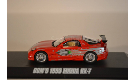 MAZDA RX-7 1993 Red, масштабная модель, 1:43, 1/43, Greenlight Collectibles