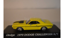 DODGE  Challenger RT 1970, масштабная модель, scale43, Greenlight Collectibles