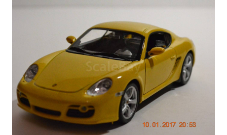 PORSCHE Cayman S, масштабная модель, scale24, Welly