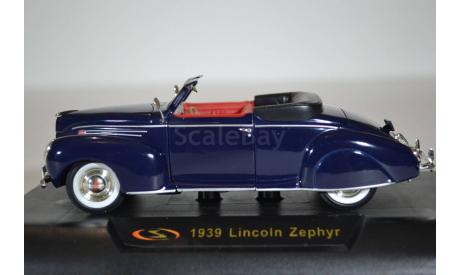 Lincoln Zephyr Convertible 1939, масштабная модель, Signature, 1:32, 1/32