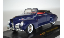 Lincoln Zephyr Convertible 1939, масштабная модель, Signature, 1:32, 1/32