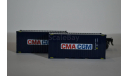 с рубля...Полуприцеп-контейнеровоз МАЗ-938920 с контейнерами CGM CMA, сборная модель автомобиля, AVD для SSM, 1:43, 1/43