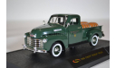 Chevrolet Pick-Up 1950 зеленый с бочками в кузове, масштабная модель, Signature, scale32