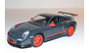 PORSCHE 997 GT3 RS 3.8 серый, масштабная модель, 1:24, 1/24, Yat Ming