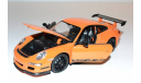 PORSCHE 911(997) GT3 RS, масштабная модель, scale24, Welly
