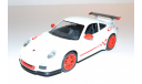 PORSCHE 997 GT3 RS 3.8 белый, масштабная модель, 1:24, 1/24, Yat Ming