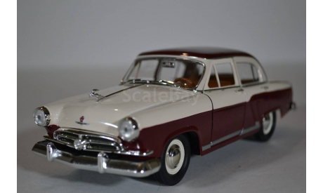 Газ М21 Волга 1957 (б-к), масштабная модель, YatMing (RoadSignature), 1:24, 1/24