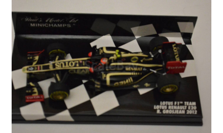Lotus F1 Team_R. Grosjean 2012_Lotus Renault E20, масштабная модель, Minichamps, scale43