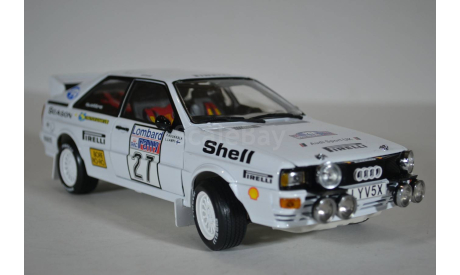 AUDI QUATTRO RALLY - #27 L.Lampi P.Kuukkala, масштабная модель, Sunstar, scale18