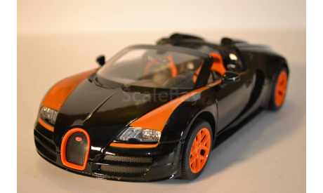 Bugatti Veyron 16.4 Grand Sport Vitesse, масштабная модель, scale18, Rastar