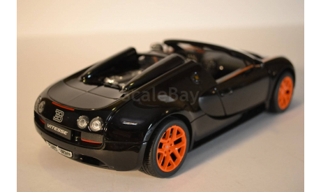 Bugatti Veyron 16.4 Grand Sport Vitesse, масштабная модель, scale18, Rastar