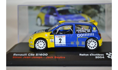 Renault Clio S1600 #2, масштабная модель, IXO/Altaya, scale43