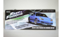 PORSCHE 911 GT3 RS 2001 Blue Fast & FuriousFast Five(из кф Форсаж V), масштабная модель, Greenlight Collectibles, 1:43, 1/43