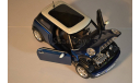 Mini Cooper 2002 синий, масштабная модель, scale18, Maisto