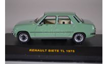 Renault Siete TL 1975 Soft Green, масштабная модель, ixo, scale43