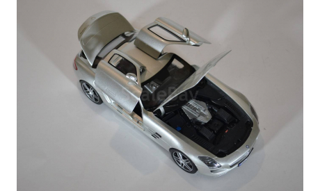 MERCEDES-BENZ SLS AMG Coupé 2010, масштабная модель, scale18, Norev