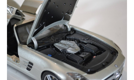 MERCEDES-BENZ SLS AMG Coupé 2010, масштабная модель, scale18, Norev