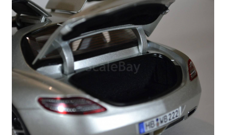 MERCEDES-BENZ SLS AMG Coupé 2010, масштабная модель, scale18, Norev