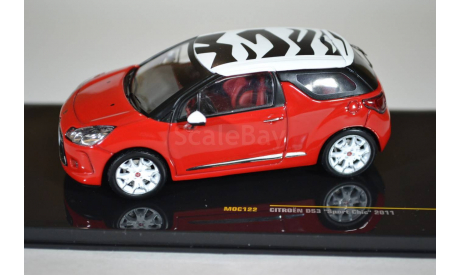 Citroen DS3 ’Sport Chic’ - redwhite 2011, масштабная модель, ixo, 1:43, 1/43