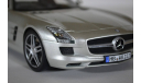 MERCEDES-BENZ SLS AMG Coupé 2010, масштабная модель, scale18, Norev