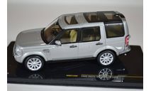 Land Rover Discovery 4 2009 серебристый, масштабная модель, ixo, scale43