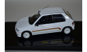 Peugeot PEUGEOT 106 Rallye 1994 White, масштабная модель, ixo, 1:43, 1/43
