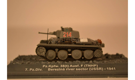 Pz.Kpfw. 38(t) Ausf. F (TNHP), масштабные модели бронетехники, 1:72, 1/72, Altaya