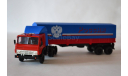 Камаз 5410 с п.пр тент Россия, кр.син, масштабная модель, Элекон, 1:43, 1/43