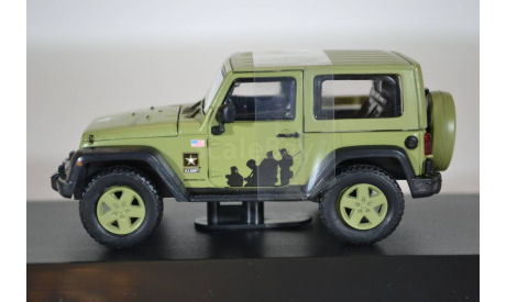 JEEP Wrangler 4х4 U.S.Army Limited Edition (Hard Top) 2012 светло-зеленый, масштабная модель, Greenlight Collectibles, scale43