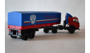 Камаз 5410 с п.пр тент Россия, кр.син, масштабная модель, Элекон, 1:43, 1/43