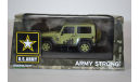 JEEP Wrangler 4х4 U.S.Army Limited Edition (Hard Top) 2012 светло-зеленый, масштабная модель, Greenlight Collectibles, scale43