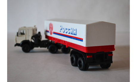 Камаз 5410 с п.пр тент Россия, бел.бел, масштабная модель, Элекон, 1:43, 1/43