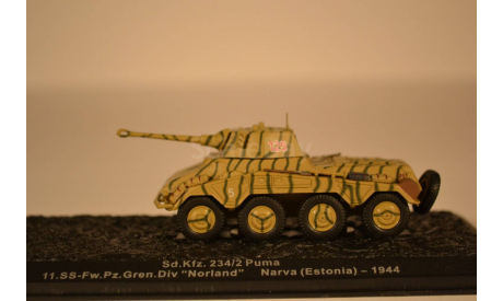 Sd.Kfz. 234/2 Puma, масштабные модели бронетехники, scale72, Altaya