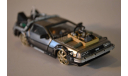 De Lorean DMC 12 Back to the Future (three pack, масштабная модель, 1:43, 1/43, Vitesse