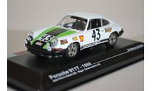 Porsche 911T 1968 #43, масштабная модель, IXO/Altaya, 1:43, 1/43