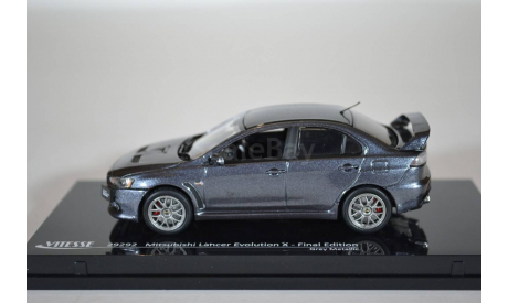MITSUBISHI Lancer Evo.X Final Edition 2012 серый мет, масштабная модель, Vitesse, scale43