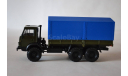 Камаз 43101_010 с синим тентом, масштабная модель, Элекон, 1:43, 1/43